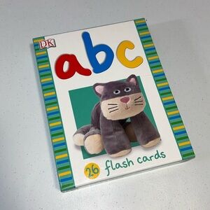 DK Alphabet Large Flash Cards - 26 Cards With Pictures Educational Resource